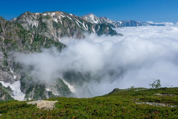 白馬連峰と雲海