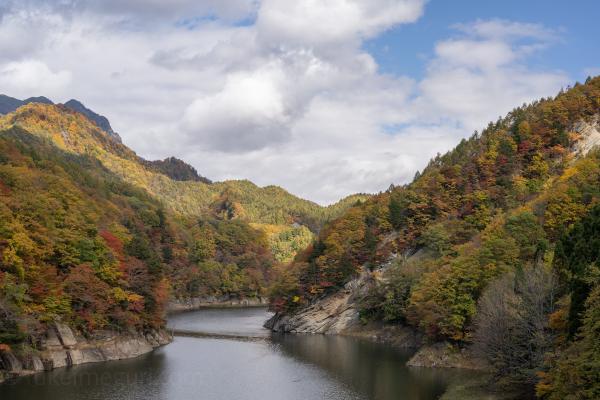 奥裾花渓谷の風景