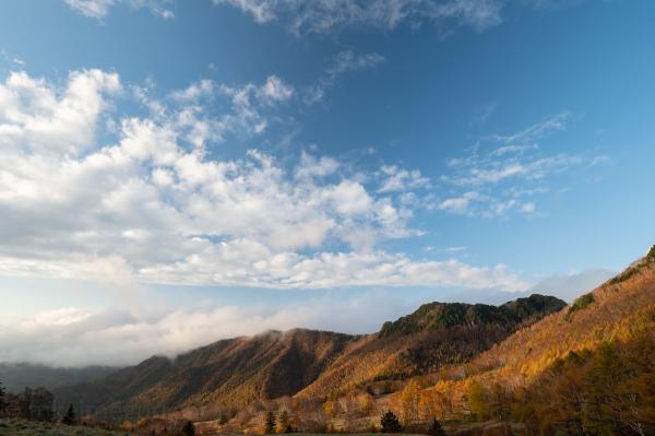 山田牧場の夕景